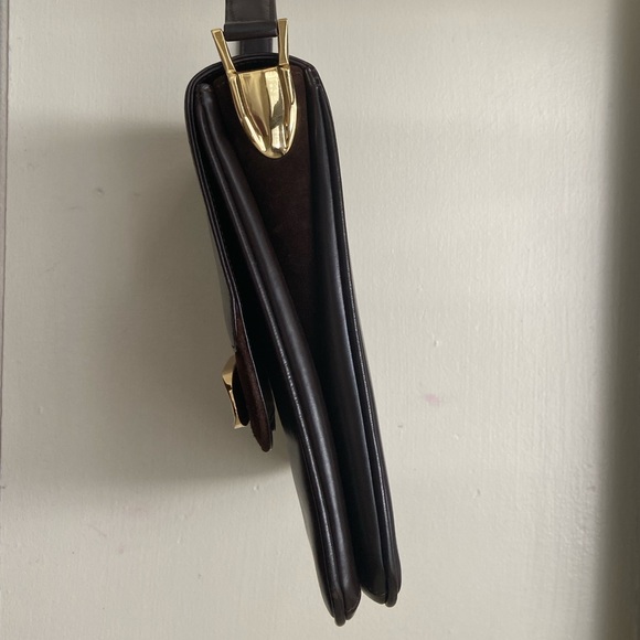 Vintage Gucci leather bag with suede details - Picture 3 of 6